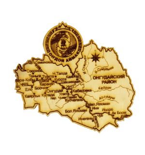 Карта "Онгудайский район" 